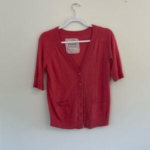Mossimo, Large salmon Cardigan